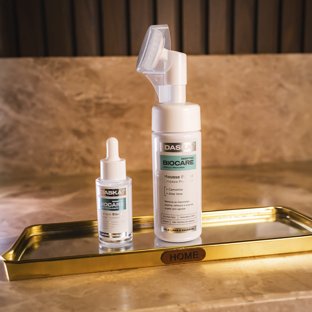 Kit Mousse Facial + Sérum Blend
