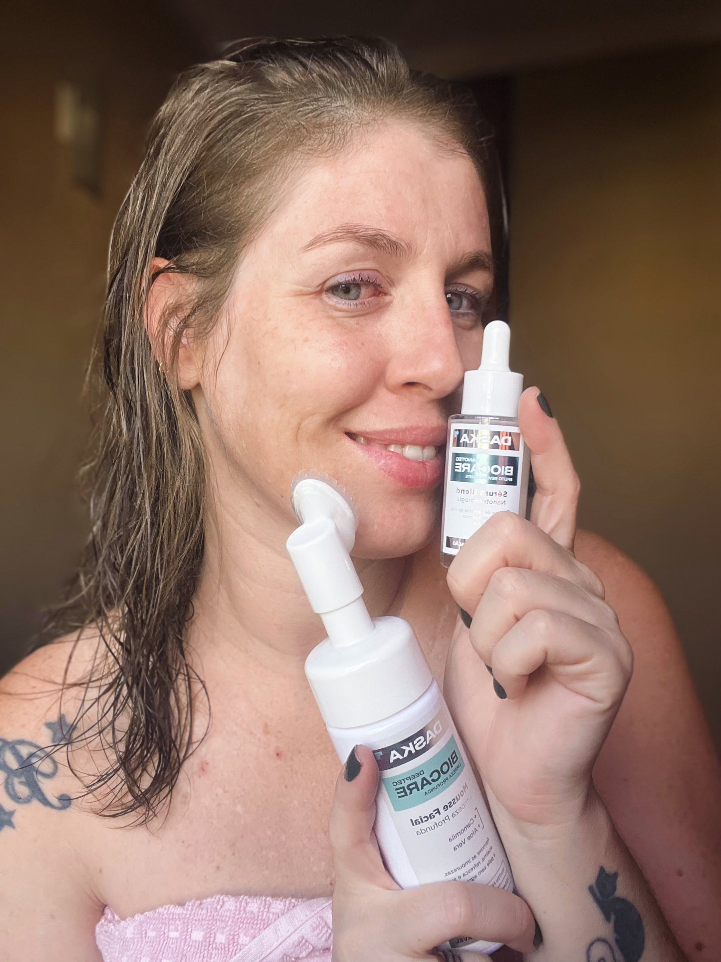 Kit Mousse Facial + Sérum Blend